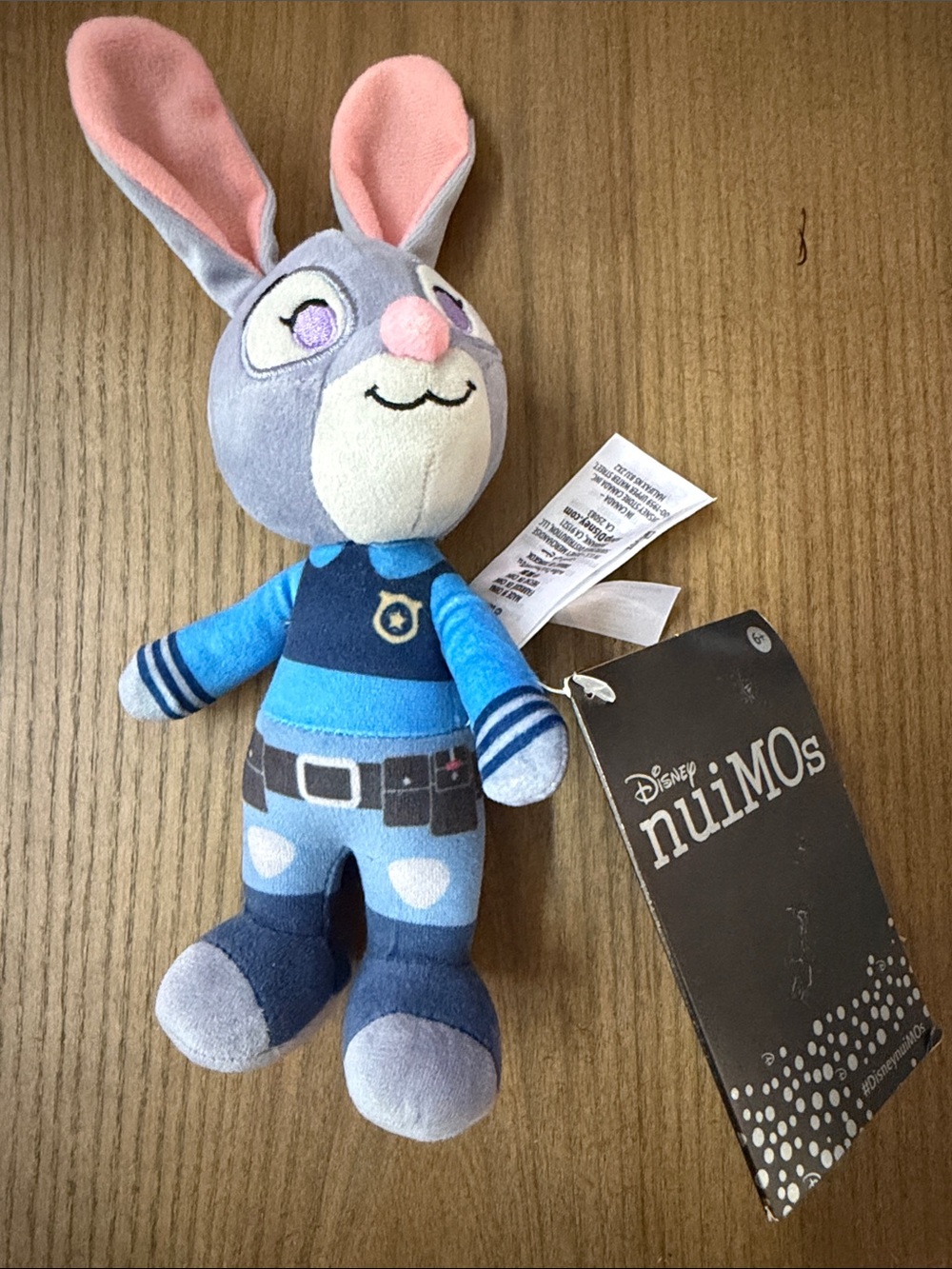 Disney Gray Pink Blue Judy Hopps Plush NuiMOs